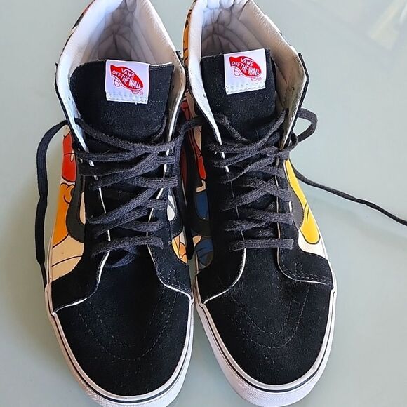 Vans Limited Edition Sk8-Hi "Mickey And Friends" High Top Sneakers - Picture 5 of 11